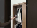 Clóset Soltero 119 cm 2 Puertas Corredizas Marrón Luke Madesa