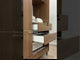Clóset Soltero Luke 2 Puertas Corredizas Madera con Pies - Marron