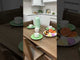 Juego de Comedor Mesa Rute Encimera de Madera con 4 Sillas
