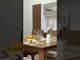 Juego de Comedor Cali Mesa Encimera de Madera con 4 Sillas Marrón/Crema/Beige