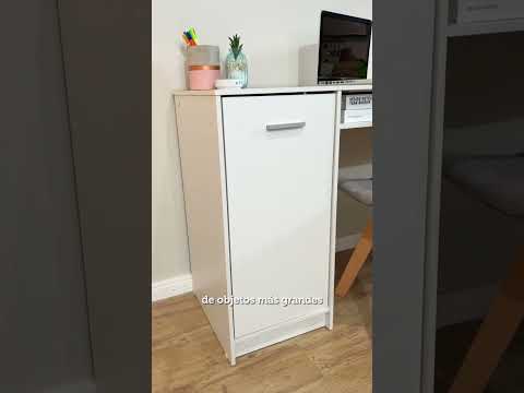 Escritorio 136 cm 3 Cajones 1 Puerta Gris Madesa