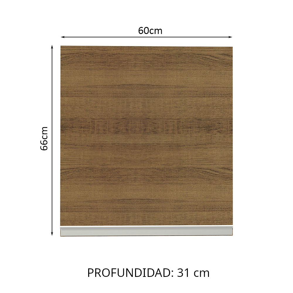 Alacena Madesa Glamy 60 cm 1 Puerta Marrón