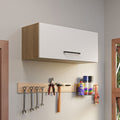 Gabinete Superior Multiuso 80 cm 1 Puerta Marrón/Blanco Madesa