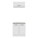 Mueble Integral Multiuso Garaje 80cm Blanco