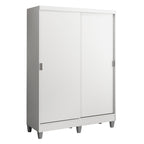Clóset Soltero 119 cm 2 Puertas Corredizas Blanco Luke Madesa