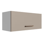 Gabinete Superior Multiuso 80 cm 1 Puerta Blanco/Crema Madesa