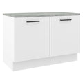 Gabinete Bajo 120 cm 2 Puertas Blanco Agata Madesa