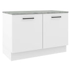 Gabinete Bajo 120 cm 2 Puertas Blanco Agata Madesa