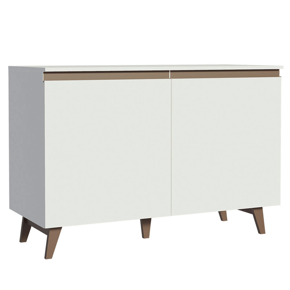 Gabinete Bajo para Fregadero 120 cm 2 Puertas Blanco Reims Madesa