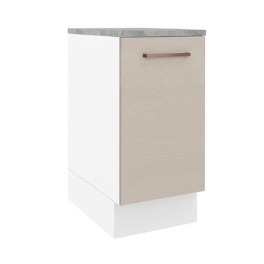 Mueble de Cocina 40 cm 1 Puerta Blanco/Crema Agata Madesa