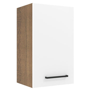 Gabinete Superior 40 cm 1 Puerta Marrón/Blanco Agata Madesa