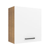 Alacena Madesa Agata 60 cm 1 Puerta Marrón/Blanco