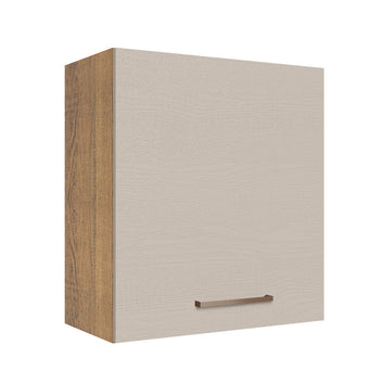Gabinete Superior 60 cm 1 Puerta Marrón/Crema Agata Madesa