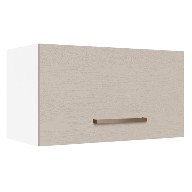 Alacena 60 cm 1 Puerta Basculante Blanco/Crema Agata Madesa