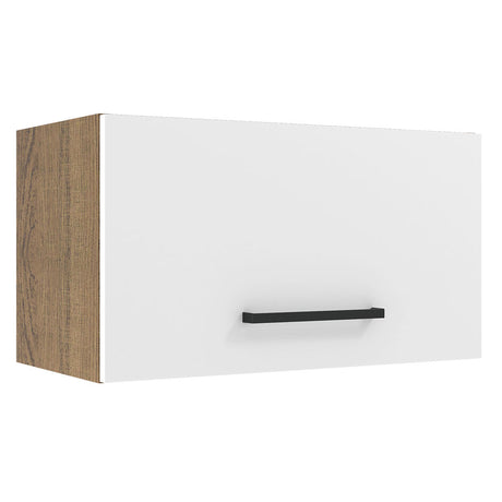 Alacena Madesa Agata 60 cm 1 Puerta Basculante Marrón/Blanco