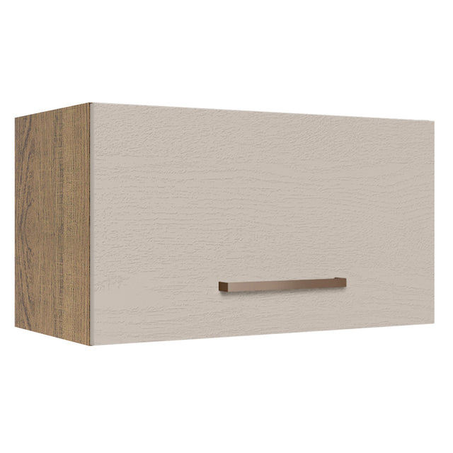 Alacena 60 cm 1 Puerta Basculante Marrón/Crema Agata Madesa