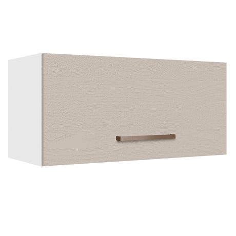 Alacena 70 cm 1 Puerta Basculante Blanco/Crema Agata Madesa