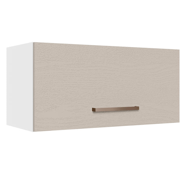 Alacena 70 cm 1 Puerta Basculante Blanco/Crema Agata Madesa