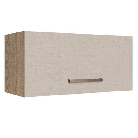 Alacena 70 cm 1 Puerta Basculante Marrón/Crema Agata Madesa