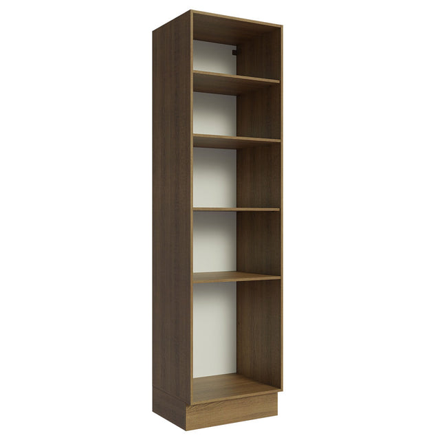 Mueble Despensa 60 cm Con Nichos Abiertos Marrón