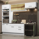 Cocina Integral 270cm Blanco Agata 04