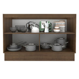 Mueble de Cocina para Fregadero Madesa Glamy 120 cm 2 Puertas (Sin Tablero Ni Fregadero) Marrón