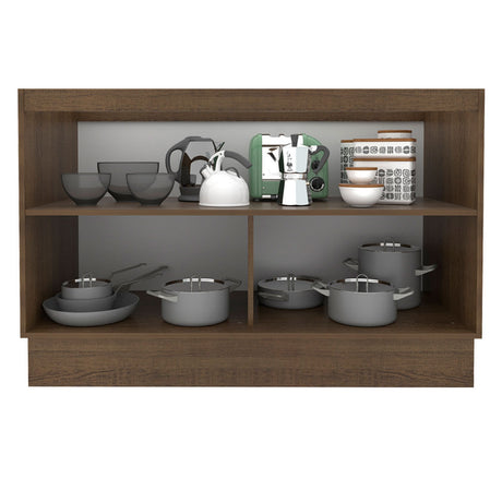Mueble de Cocina para Fregadero Madesa Glamy 120 cm 2 Puertas (Sin Tablero Ni Fregadero) Marrón