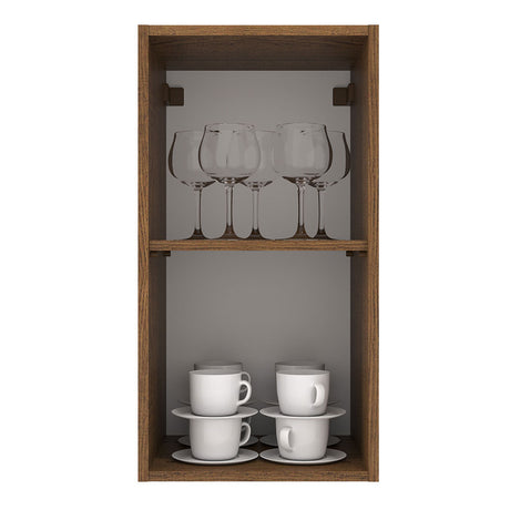Alacena 35 cm 1 Puerta Marrón/Crema Agata Madesa