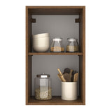 Alacena Madesa Agata 40 cm 1 Puerta Marrón/Blanco