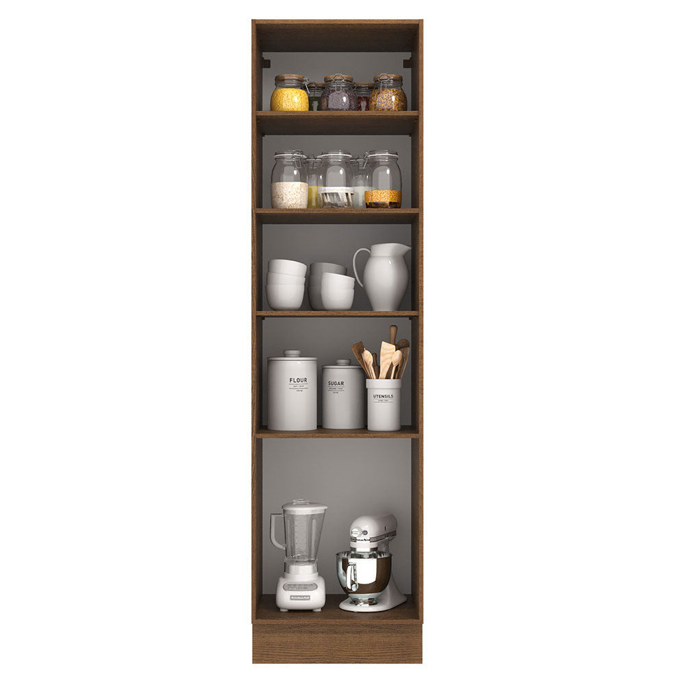 Mueble Despensa Madesa Agata 60 cm 3 Puertas Marrón/Blanco