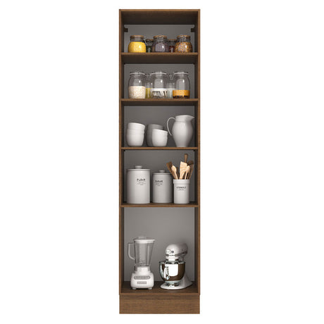 Mueble Despensa Madesa Agata 60 cm 3 Puertas Marrón/Blanco