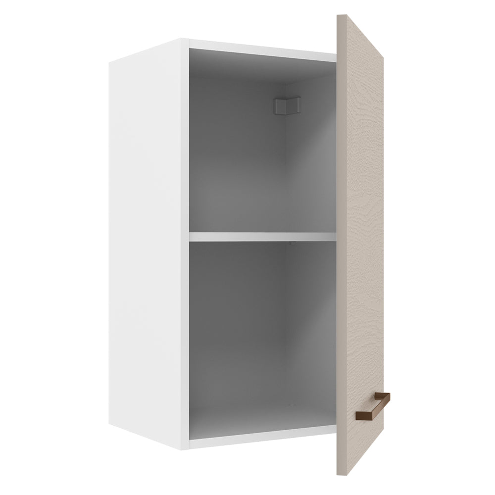 Alacena 40 cm 1 Puerta Blanco/Crema Agata Madesa