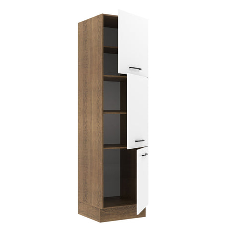 Mueble Despensa Madesa Agata 60 cm 3 Puertas Marrón/Blanco