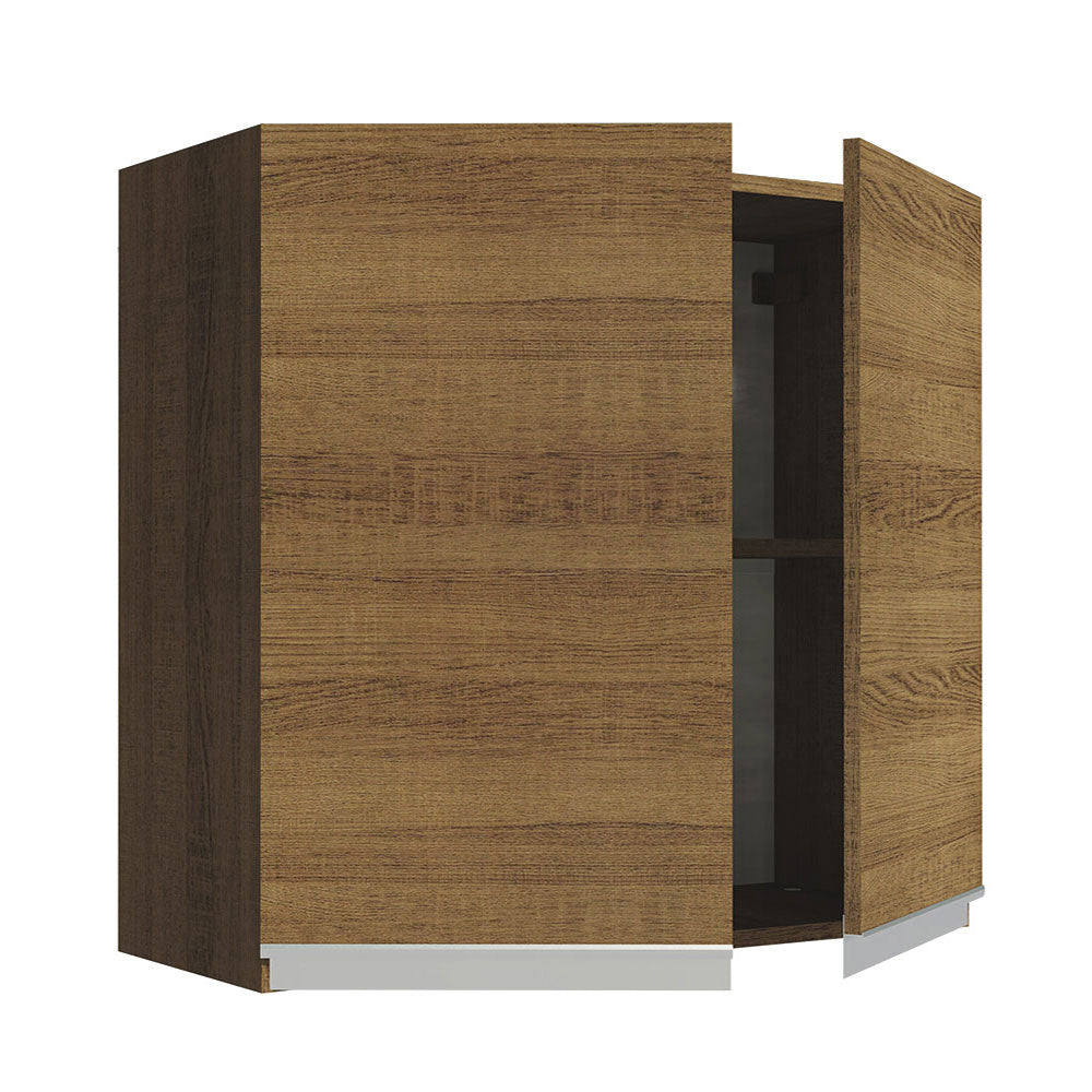 Alacena 70 cm 2 Puertas Marron Glamy Madesa