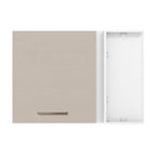Alacena de Esquina 1 Puerta Blanco/Crema Agata Madesa