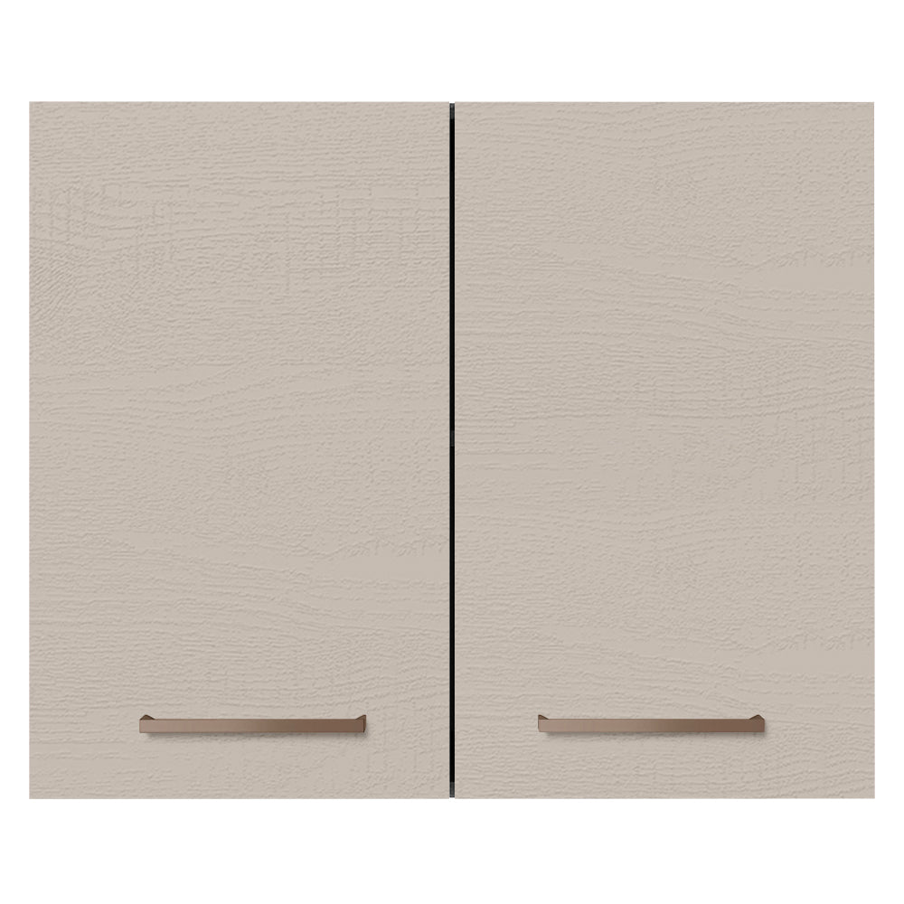 Alacena 80 cm 2 Puertas Blanco/Crema Agata Madesa