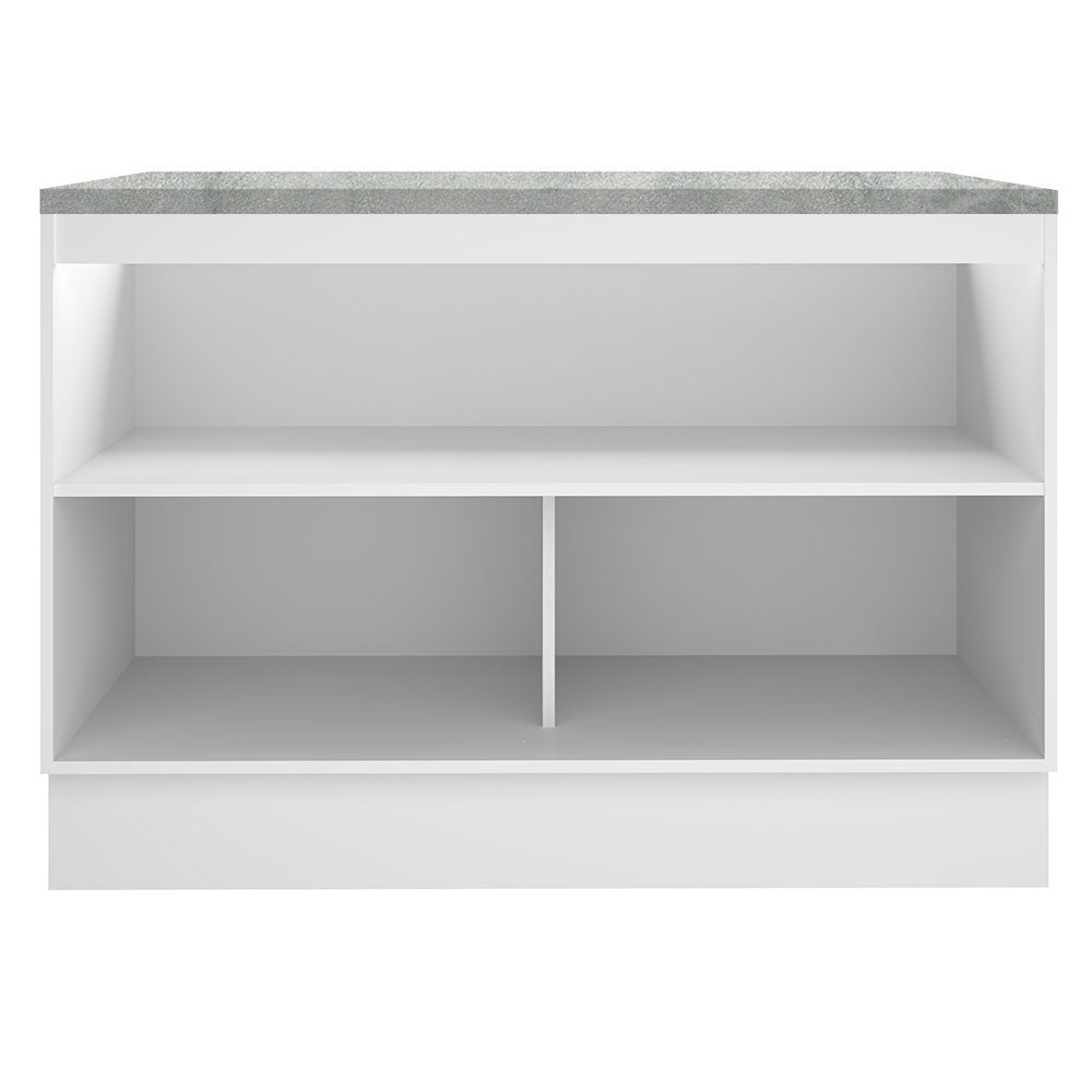 Gabinete Bajo 120 cm 2 Puertas Blanco Agata Madesa