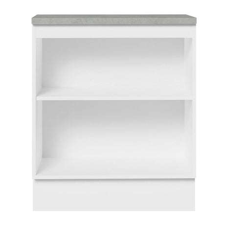 Mueble de Cocina  70 cm 2 Puertas Blanco/Crema Agata Madesa