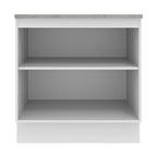Mueble de Cocina 80 cm 2 Puertas Blanco/Crema Agata Madesa