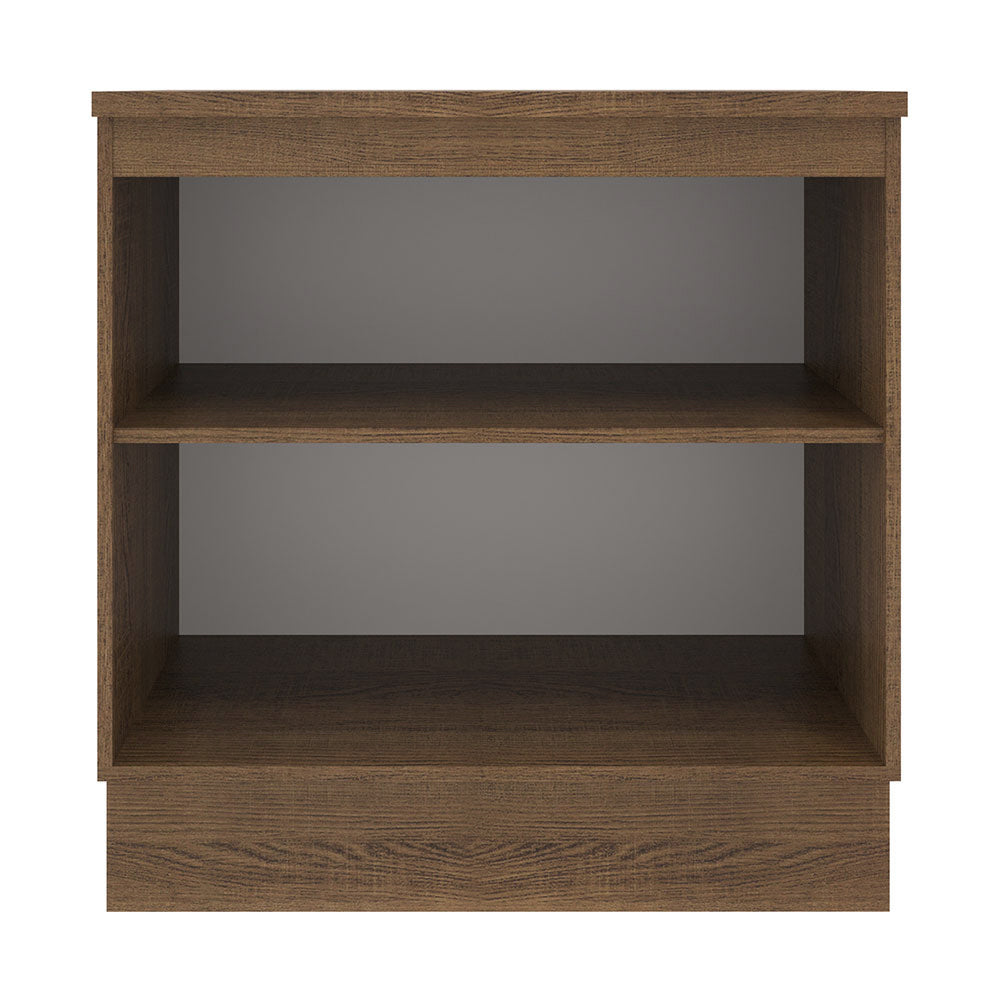 Mueble de Cocina 80 cm 2 Puertas Marrón/Crema Agata Madesa
