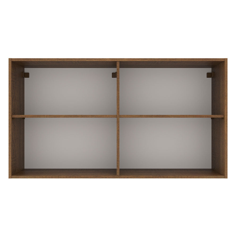 Alacena 120 cm 2 Puertas Marron/Crema Agata Madesa