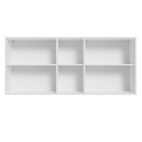 Alacena 150 cm 2 Puertas y 2 Nichos Blanco/Crema Agata Madesa