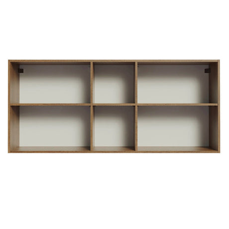 Alacena 150 cm 2 Puertas y 2 Nichos Marrón/Crema Agata Madesa