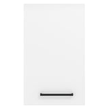 Alacena Madesa Agata 40 cm 1 Puerta Marrón/Blanco