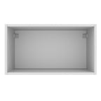 Alacena 60 cm 1 Puerta Basculante Blanco/Crema Agata Madesa
