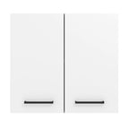 Alacena Madesa Agata 70 cm 2 Puertas Marron/Blanco