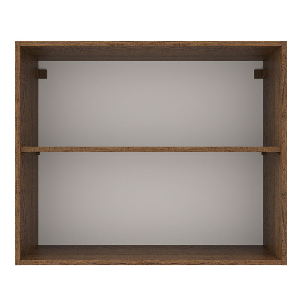 Alacena 80 cm 2 Puertas Marrón/Crema Agata Madesa