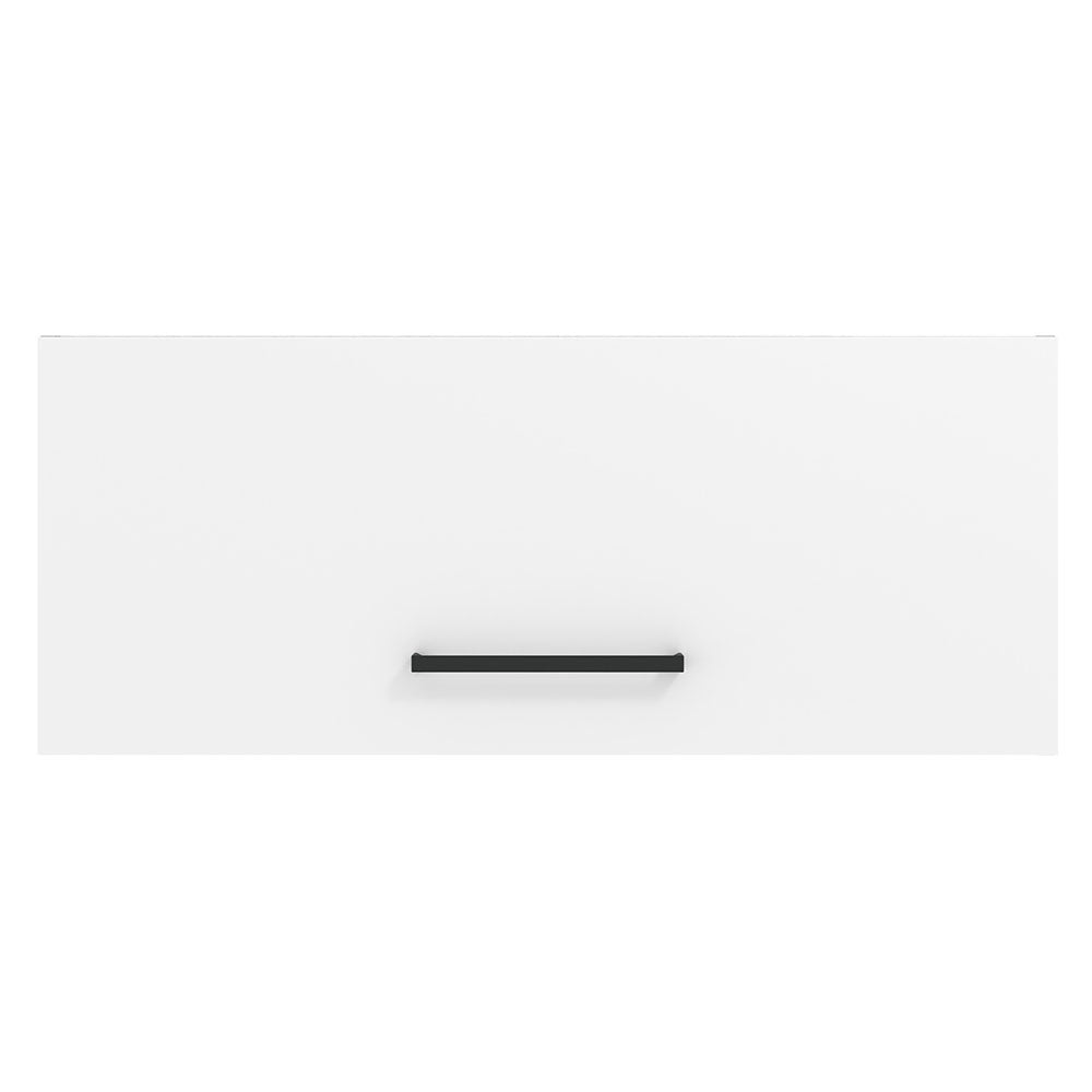 Gabinete Superior 80 cm 1 Puerta Abatible Marrón/Blanco Agata Madesa