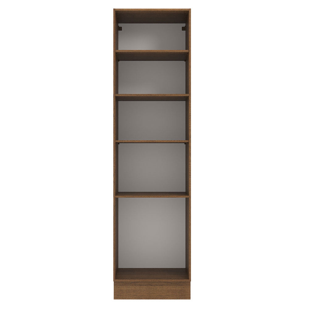 Mueble Despensa 60 cm 3 Puertas Marrón/Crema Agata Madesa