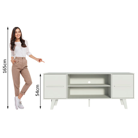 Mueble para TV Madesa Copenhaguen 55 Pulgadas Blanco